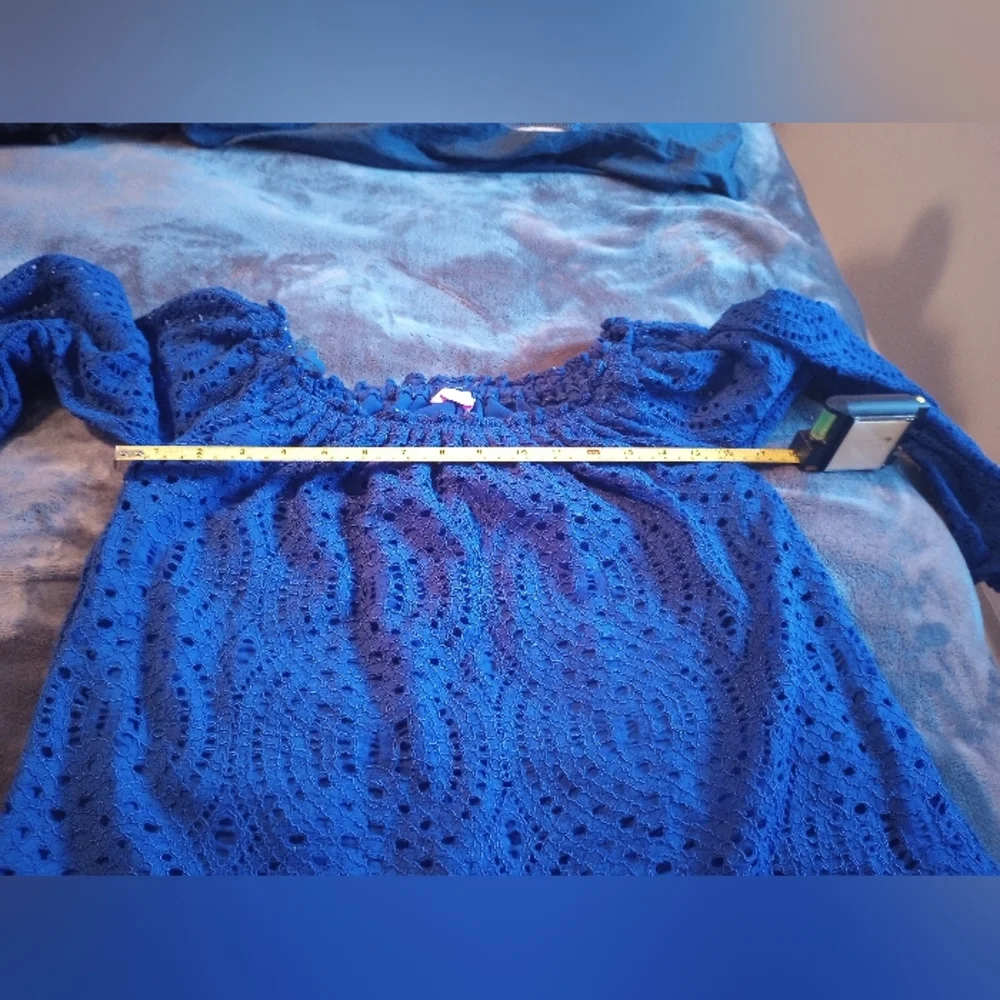 Lilly Pulitzer women's off shoulder long sleeve blouse - Picture 6 of 10